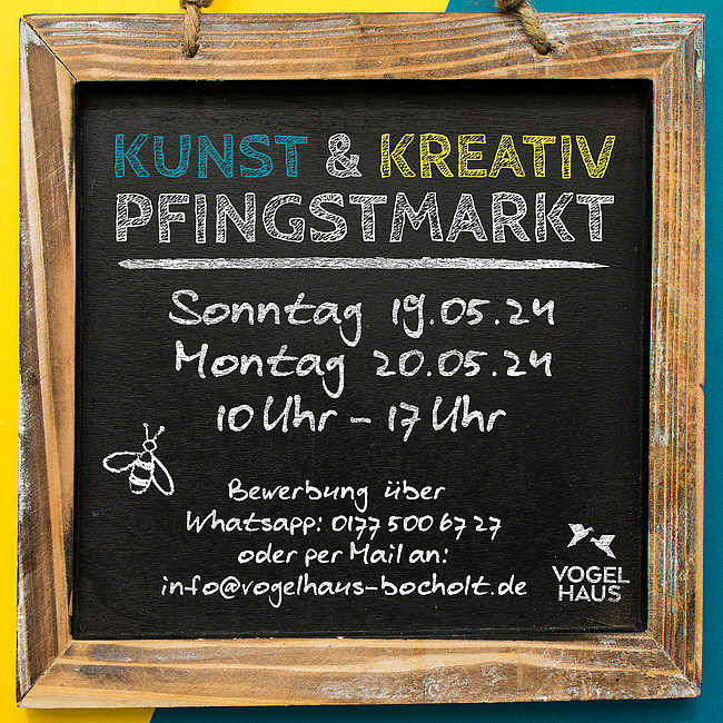 Kunst- & Kreativ Pfingstmarkt